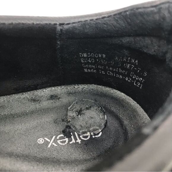 Aetrex KATRINA Black Leather Monk Strap Support Orthotic Casual Loafer - Picture 16 of 16